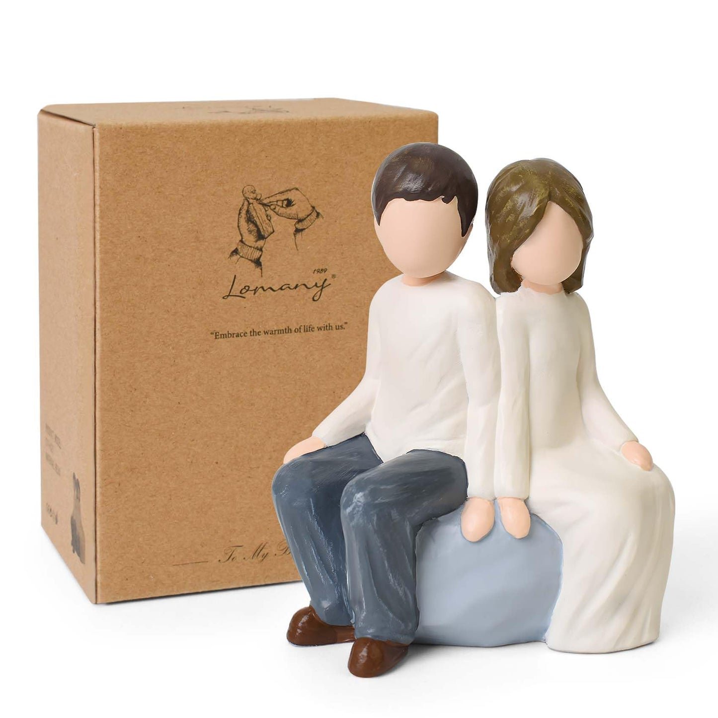 Brother and Sister Figurines, Gifts for Sister from Brother, Gift for Brothers from Sisters to Celebrate Unbreakable Bonds