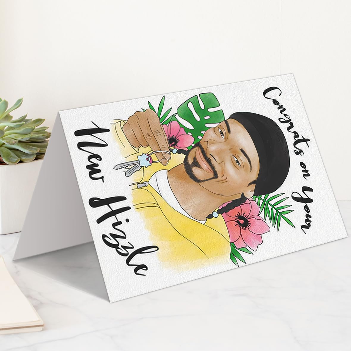 Funny Housewarming Card for Friends, Unique New Home Card for Coworkers Relative Neighbors, Perfect House Gifts for Women Men, Congrats on Your New Hizzle