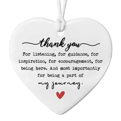 Thank You Gift for Christmas, Midwife, Friend, Appreciation Gift, Appreciation Ornament, Coworker Meaningful Leaving, Retirement Ornament(Thank You)