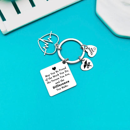 Xiahuyu CNA Thank You Gifts Certified Nursing Assistant Keychain CNA Student Graduation Gift Certified Nursing Assistant Appreciation Gifts Leaving Christmas Birthday Retirement CNAWeek Gift
