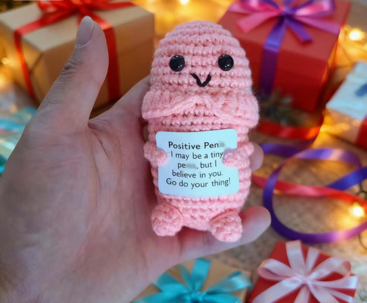 JEWSUN Funny Emotional Support Crocheted Bachelorette Favors Gift