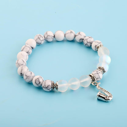 FUSTMW Saxophone Pendant Bracelet Saxophone Lover Gifts Alto Sax Bracelet Musical Instrument Jewelry Graduation Gift Music Student (saxophone br)