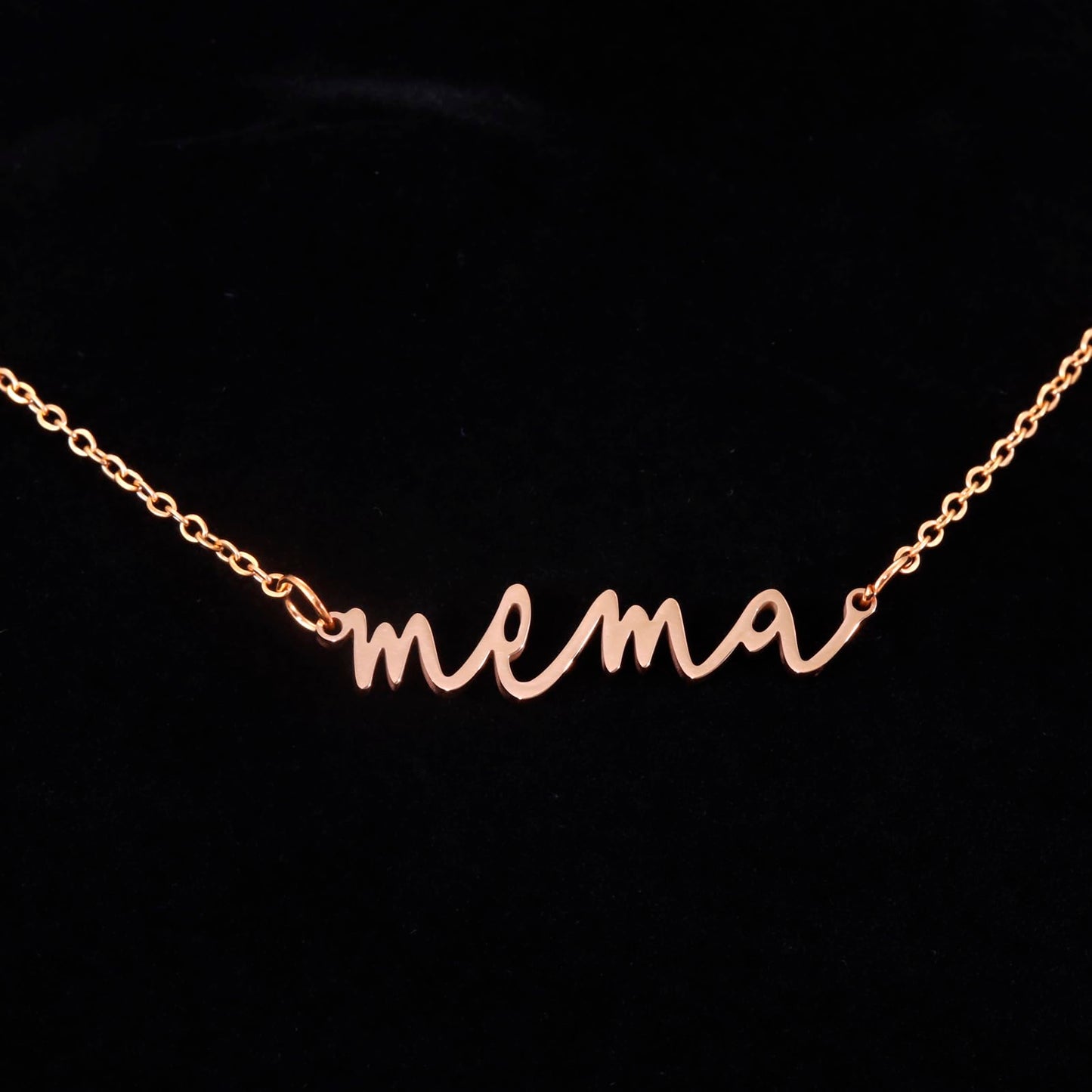 Mema Gifts Necklace for Women Grandma Birthday Personalized Items Jewelry Best Mema Necklace