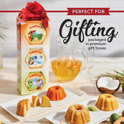 TORTUGA Taste of Florida Rum Cake Mix – 4 oz. - 6 Pack - The Perfect Premium Gourmet Gift