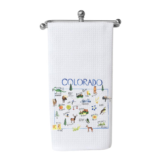 WCGXKO Colorado Souvenirs Colorado Tourism Gift Colorado Home Gift Colorado Vacation Gift Colorado Kitchen Decor (Colorado Towel)