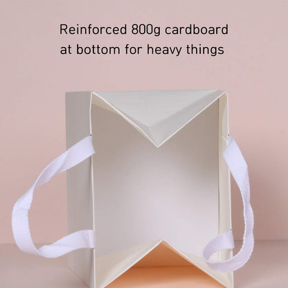 6pcs 21.7x6.1x15.7" (4) Extra Large Size, White Paper Bags, Giant Jumbo Huge XL Thick Sturdy Durable Gift bags