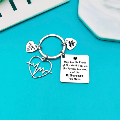 Xiahuyu CNA Thank You Gifts Certified Nursing Assistant Keychain CNA Student Graduation Gift Certified Nursing Assistant Appreciation Gifts Leaving Christmas Birthday Retirement CNAWeek Gift