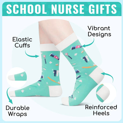 HAPPYPOP EMT Gifts for Men Women - Medical Assistants Gifts Medical Assistants Week Socks