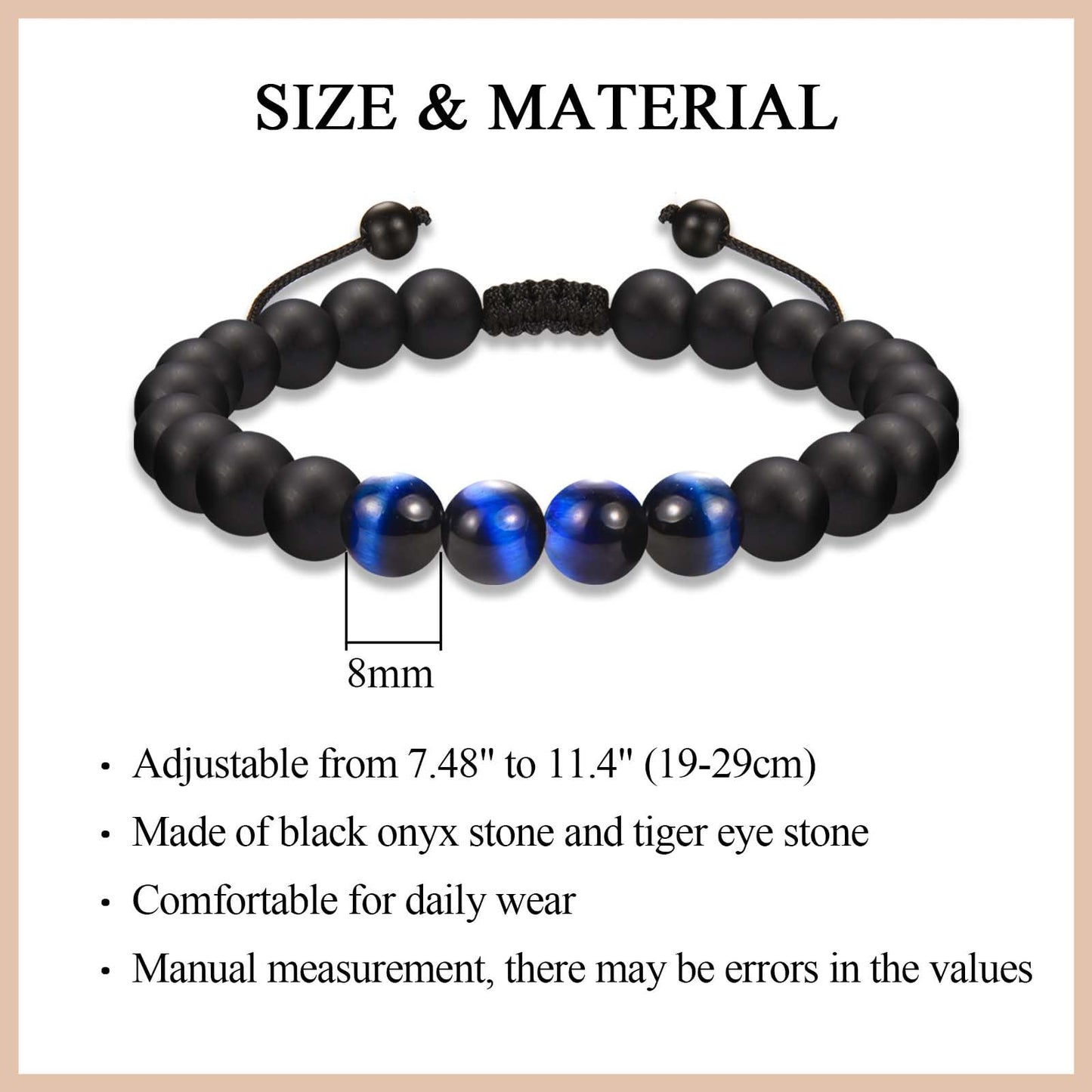 13th 16th 18th 21st 30th 40th 50th 60th Birthday Gifts for Boys Men Him, 11-21 30-60 Year Old Boy Male Man Birthday Gifts Birthday Bracelet for Son Brother Grandson Nephew Dad Husband Friend Boyfriend