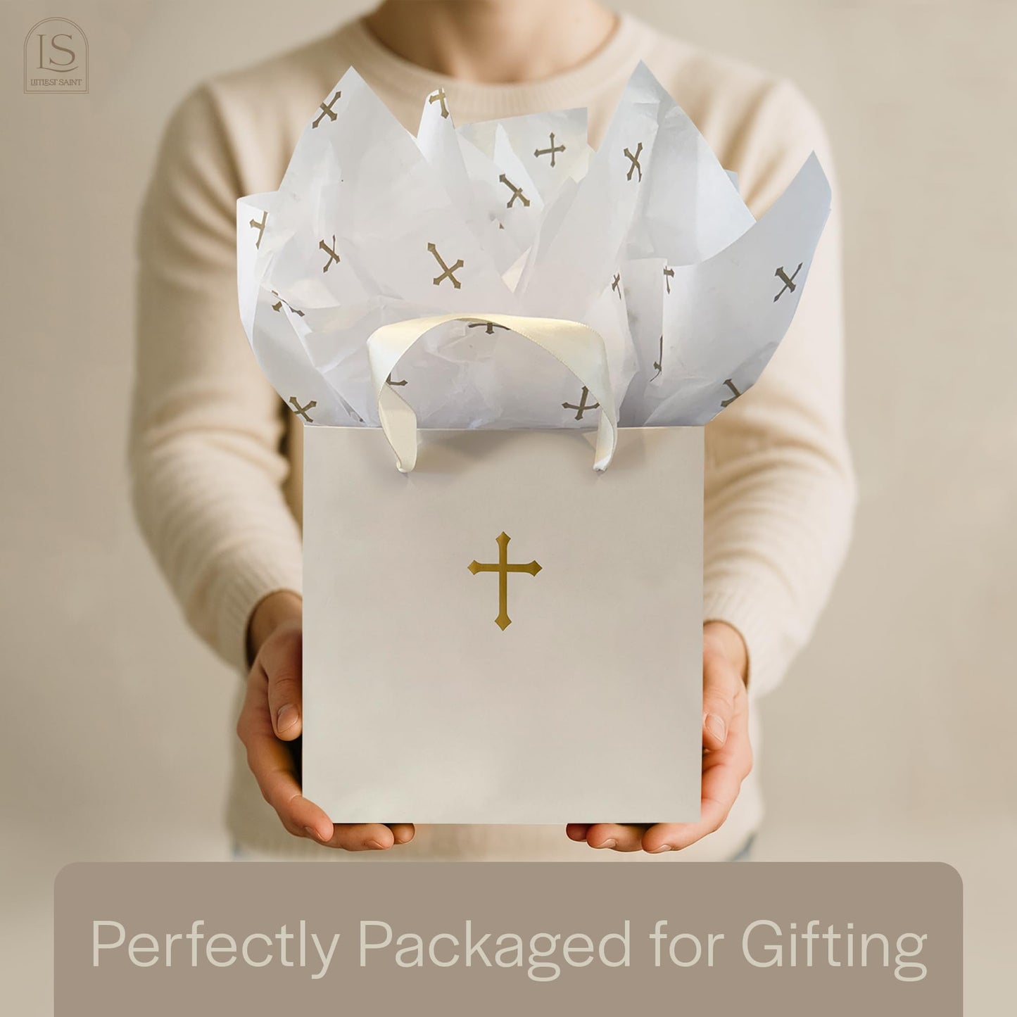 Sophia Box by The, Luxury Baptism Gifts for Girl, Christian Jewelry Box for Christening or Dedication, First Communion Gifts for Girl, Sentimental Keepsake Box