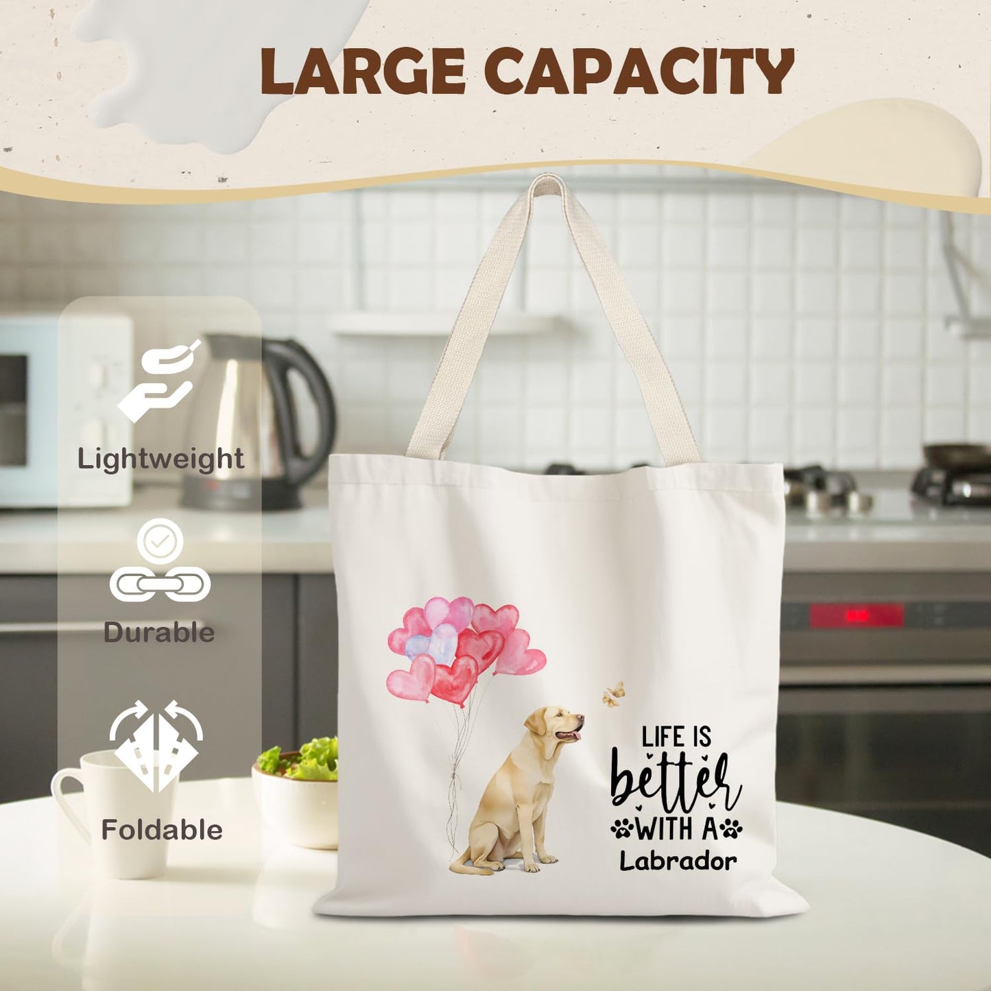 I Love You German Shepherd Tote Bag, German Shepherd Dog Lover Gifts for Women