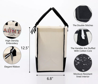 Gkwa Canvas Tote Bag for Gifting, Women Cotton Canvas Bag, Reusable Shopping Bag