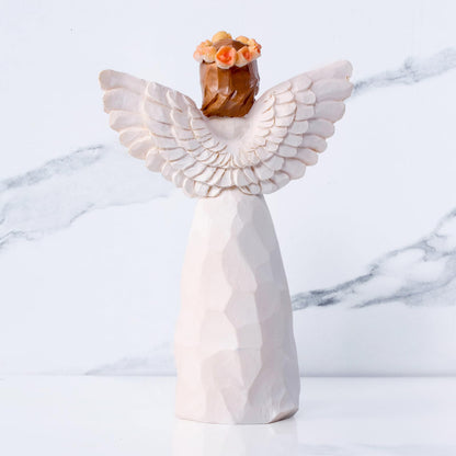 Kohehe Sympathy Gifts for Loss of Loved One, 5.12" Angel Sympathy Gift,Memorial Gift for Loss of Dad Mom Grandmother, Angel Figurine for Bereavement Remembrance Gifts (Sympathy-Figurine)
