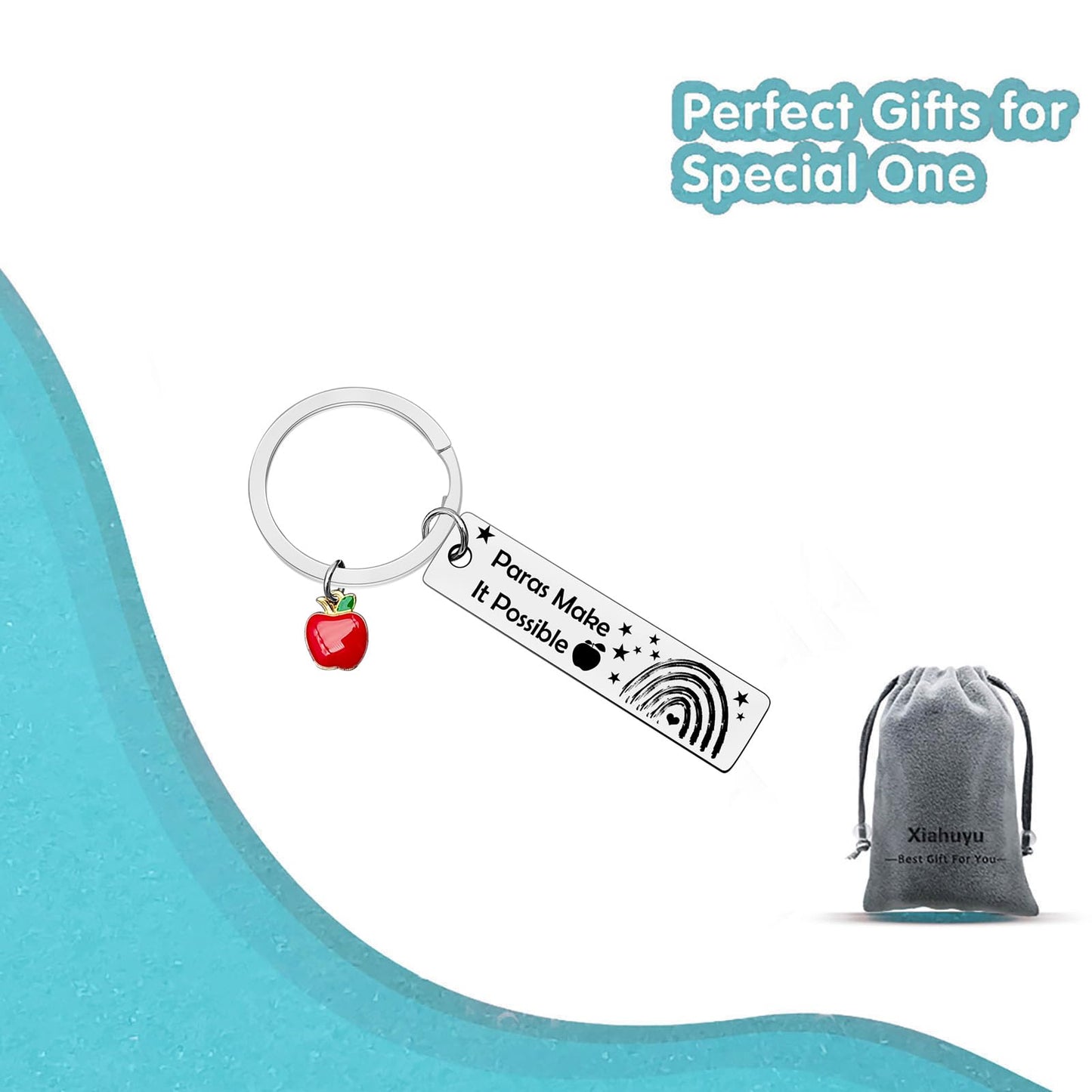 Paraprofessional Gifts Para Teacher Appreciation Gifts Paras Make It Possible Keychain for Teaching Assistant Paraeducator Gift Christmas Birthday Back to School End of Year Gift
