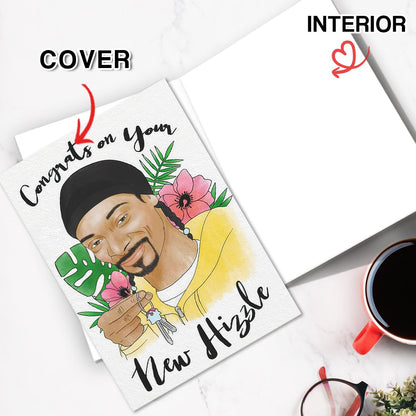 Funny Housewarming Card for Friends, Unique New Home Card for Coworkers Relative Neighbors, Perfect House Gifts for Women Men, Congrats on Your New Hizzle