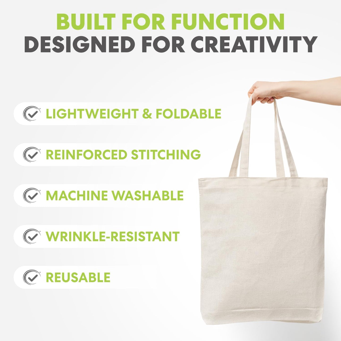 SIMPLI-MAGIC Canvas Tote Bags