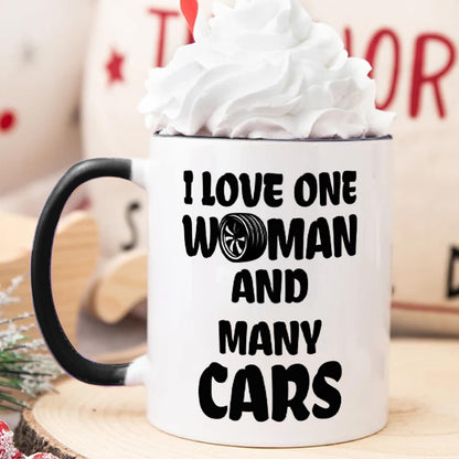 Funny Gifts for Car Lover, Car Guy Coffee Mug, Valentine's Day Birthday Christmas Gifts for Mechanic Husband Boyfriend Him, Gearhead Tea Cup 11 OZ