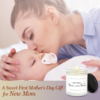 New Mom Gifts, Postpartum Gift for Moms, Gift for New Moms After Birth, New Parents Gifts for Couple, First Time Mom to Be - Lavender Scented Candle 7oz
