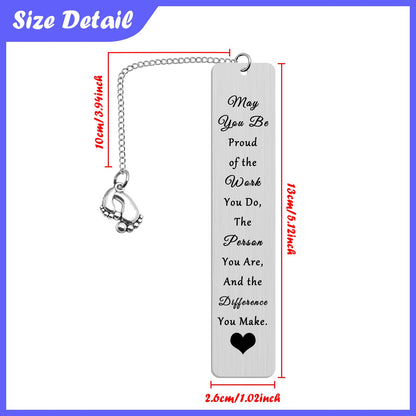 Thank You Gifts for Obstetrician Midwife Gifts Appreciation Bookmark for OB-GYN Maternity Doula Nurse Gynecologist Colleague Retirement Bookmark Delivery Nurse Gift OB Doctor Gift