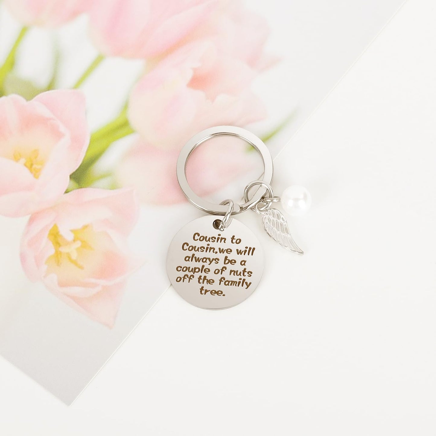 Cousin Gifts for Women,Birthday Gifts for Cousin Female,Best Cousins Gifts,Mug,Candle,Keychain,Ceramic Ornament