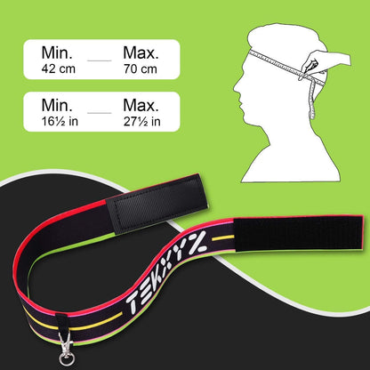 TEKXYZ® Reflex Ball with Counter App & Online Community, 2 Difficulty Levels Boxing Ball with Headband, Perfect for Reaction, Agility, Punching Speed, Fight Skill & Hand Eye Coordination Training