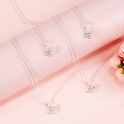 choice of all 2/3/4/6/8Pcs Bridesmaid Gifts Bridesmaid Necklace for Women Tie The Knot Necklace Wedding Gifts Bridesmaids Proposal Gift