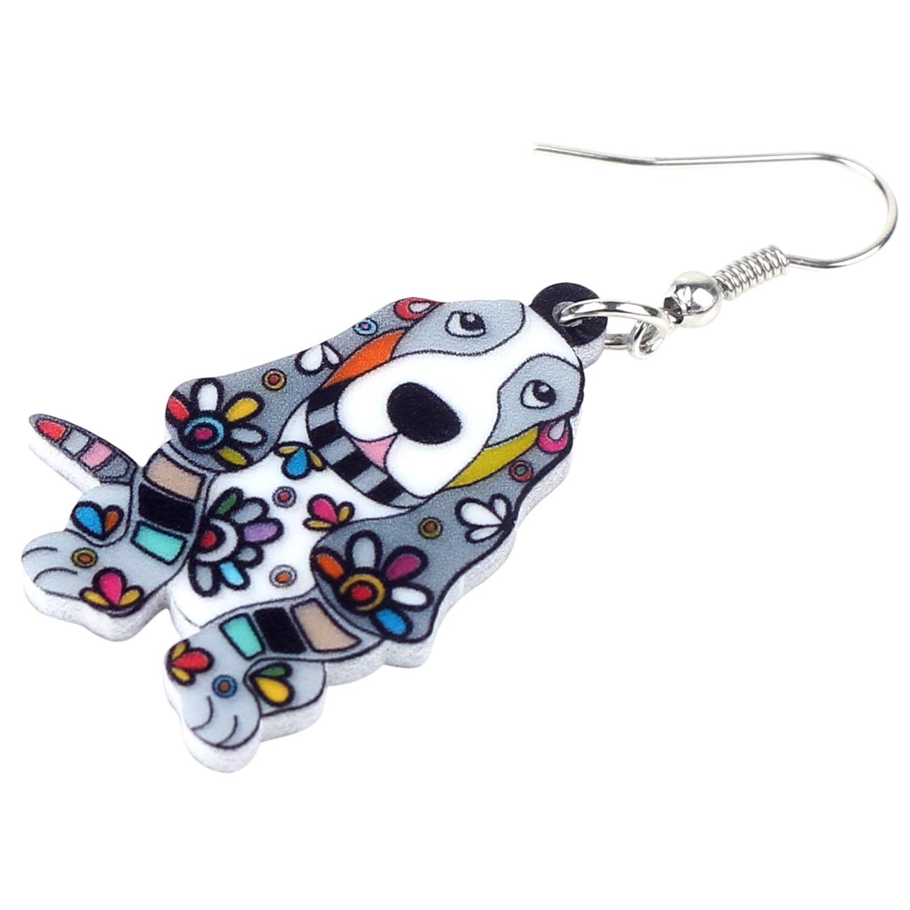 DOWAY Acrylic Dog Earrings Dangle Drop Fashion Pet Jewelry for Women Charm Gift