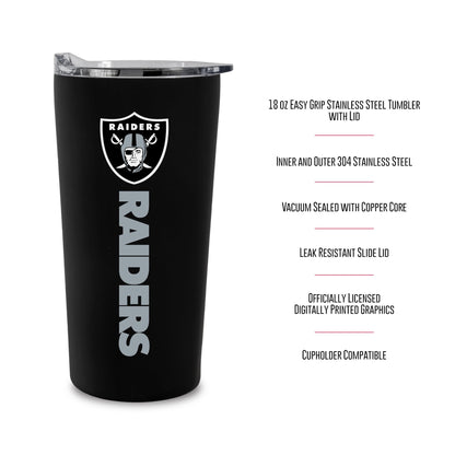 Rico Industries NFL Football Soft Touch, Easy Grip Tumbler