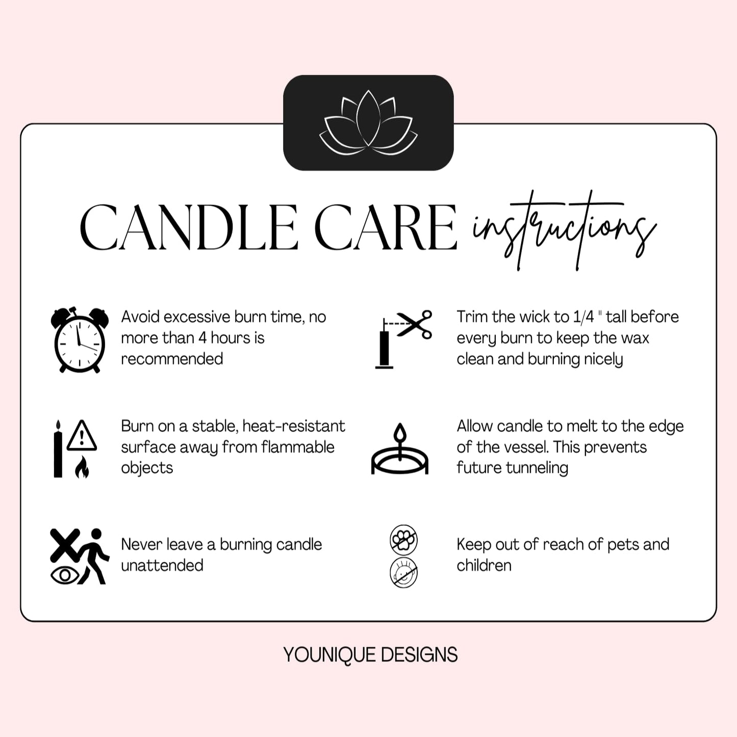 You Nique Designs Adoption Day Candle 8oz - Adoption Day Candles, Adoption Gifts for Adoptive Parents, Adoption Finalization, Adoption Gifts for Family, Non Toxic Candles 479 (Lavender & Vanilla)