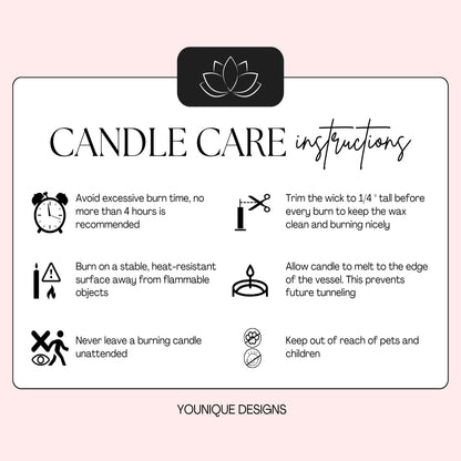 You Nique Designs Adoption Day Candle 8oz - Adoption Day Candles, Adoption Gifts for Adoptive Parents, Adoption Finalization, Adoption Gifts for Family, Non Toxic Candles 479 (Lavender & Vanilla)