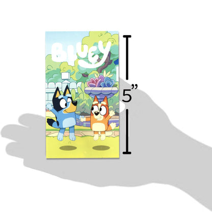 Bluey Birthday Party Favor Set - Bundle with 24 Bluey Activity Packs | Mini Sketch Book, Stickers, and Stamper | Blue Party Supplies