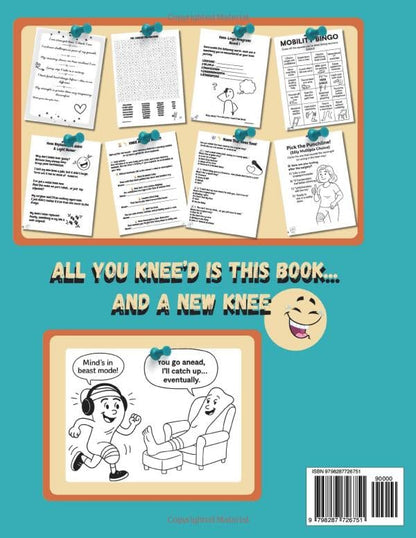 Stuck on the Couch and Crushing it - Knee Surgery Recovery Activity Book: Funny Gift and Variety of Relaxing Activities to Support Through Knee ... Word Scramble, Jokes, Anagrams and More
