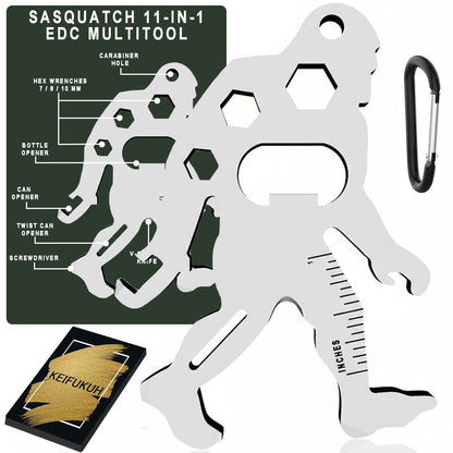 Funny Men Gift Ideas Sasquatch - Unique Graduation Gift for Him, Cool Fathers Day Dad Gifts, Birthday Gifts for Husband Boyfriend, Small EDC Pocket Multitools for Teens Boys, Fun Just Because Presents