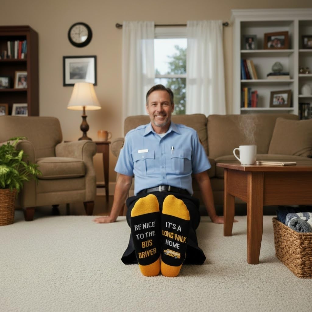 Zmart Gifts for Cheerleader Social Worker - Bus Driver Realtor Sewing Socks