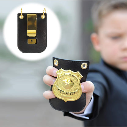 Tickle & Main Ring Bearer Proposal Gift Set - Youth S/M, Ages 4 & Up, Black Polyester - Includes Storybook, Leather Badge & Security Briefcase - Kids Ring Bearer Gifts