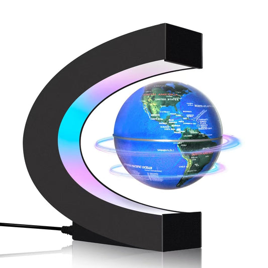 Magnetic Levitating Floating Globe with LED Lights, Cool Tech Gadgets Gifts World Globe Lamp for Men Father Teenage Boys Girls, Birthday Gifts Office Home Desk Decor Display
