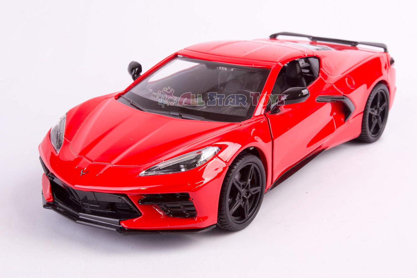 2020 Chevrolet Corvette C8 Stingray Red Timeless Legends 1/24 Diecast Model Car by Motormax 79360