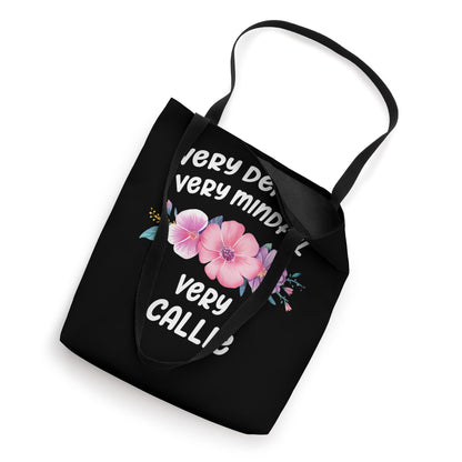 Callie Personalized Very Demure Very Mindful Callie Name Tote Bag