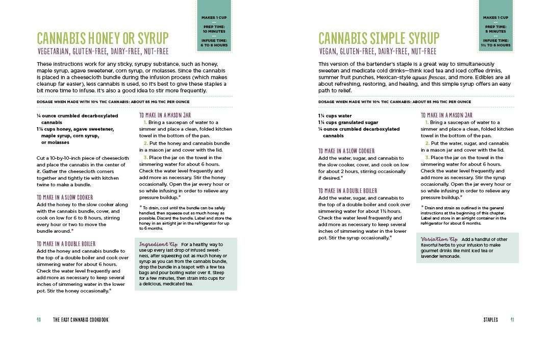 The Easy Cannabis Cookbook: 60+ Medical Marijuana Recipes for Sweet and Savory Edibles