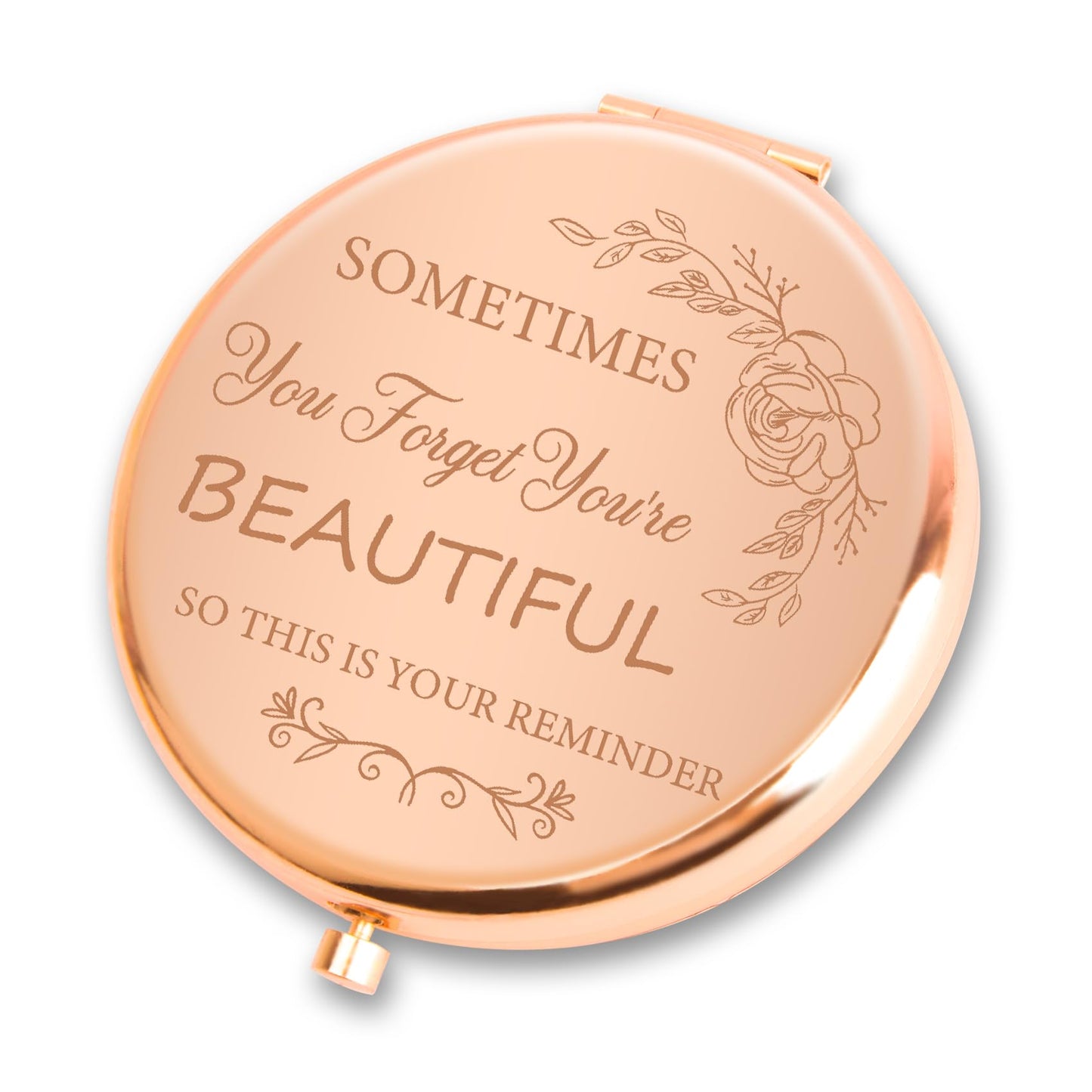 Gifts For Women,Inspirational Birthday Graduation Positive Motivational Retirement Travel Friendship Womens Day Thoughtful Unique Christmas Valentines Day Ideas Gifts Baskets for Women Compact Mirror