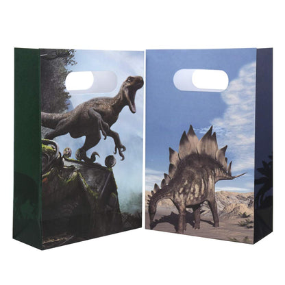 FRIDAY NIGHT 24 Pcs Dinosaur Party Favor Bags Dinosaur Theme Treat Candy Goodies Bag Birthday Party Supplies Decoration