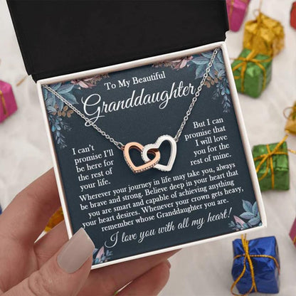 VIRAGIL Granddaughter Necklace - Gifts From Grandma & Grandpa, Birthday & Christmas