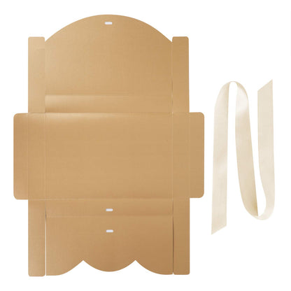 10Pcs Gift Boxes with Ribbon Bowknot Kraft Paper Gift Bag Envelope Wrapping Box Scarf Lingerie Necklace Shirt Gift Packaging Box for Birthday Christmas Anniversary Valentine Day Wedding Party New Year
