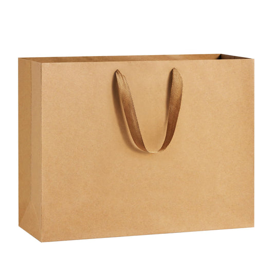 BagDream 16x6x12 Inch 3pcs Extra Large Gift Bags with Handles Matte Brown Paper Bags For Men's Gift, Birthday Party Favors, Wedding, Shopping, Business, Father's Day