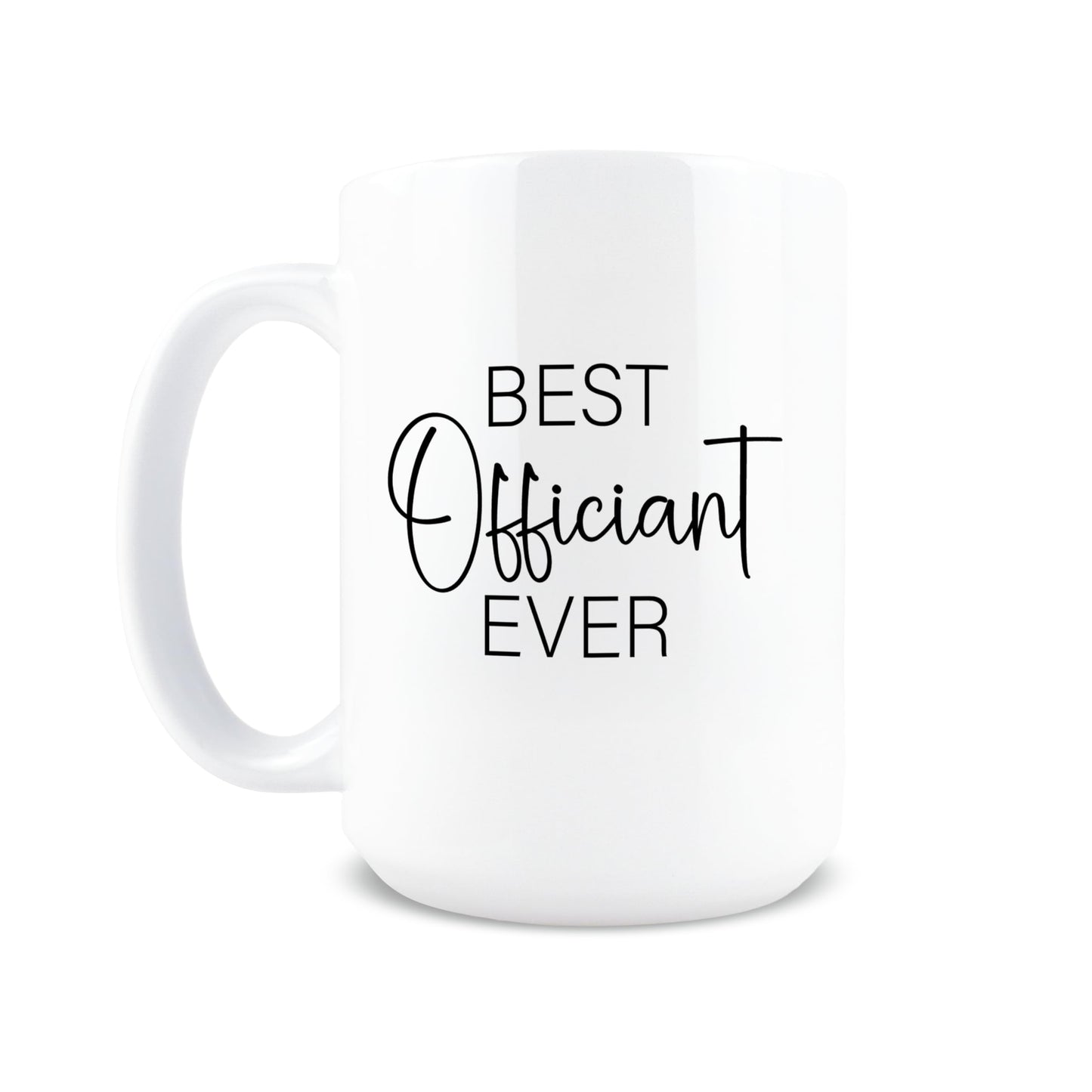Hogg Wedding Officiant Gift, 15 oz Ceramic Registry Coffee Cup, Officiant Gift, Registry Coffee Mug, Wedding Mug, Bridal Thank You Cup