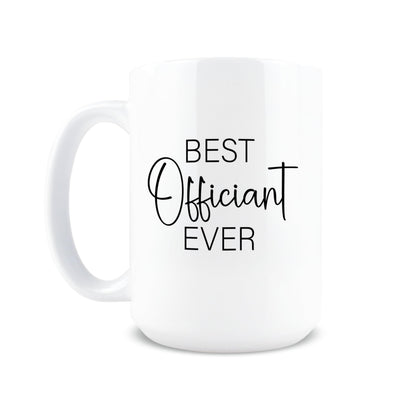 Hogg Wedding Officiant Gift, 15 oz Ceramic Registry Coffee Cup, Officiant Gift, Registry Coffee Mug, Wedding Mug, Bridal Thank You Cup