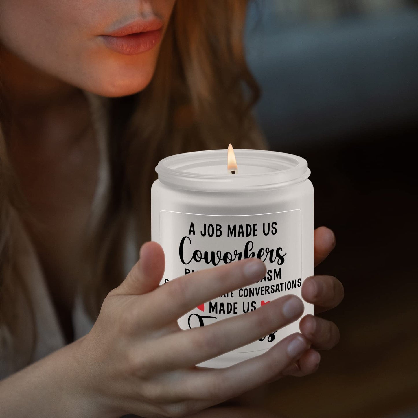 Funny Coworker Gifts for Women Men - Coworker Leaving Gifts - New Job, Going Away, Retirement, Farewell, White Elephant, Birthday Gift for Co-Worker Friends, Lavender Candles