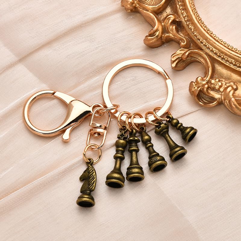 Kilener Chess Keychain Gifts for Men Women Key Chains for Car Keys Purse Bag Charms for Handbags Accessories