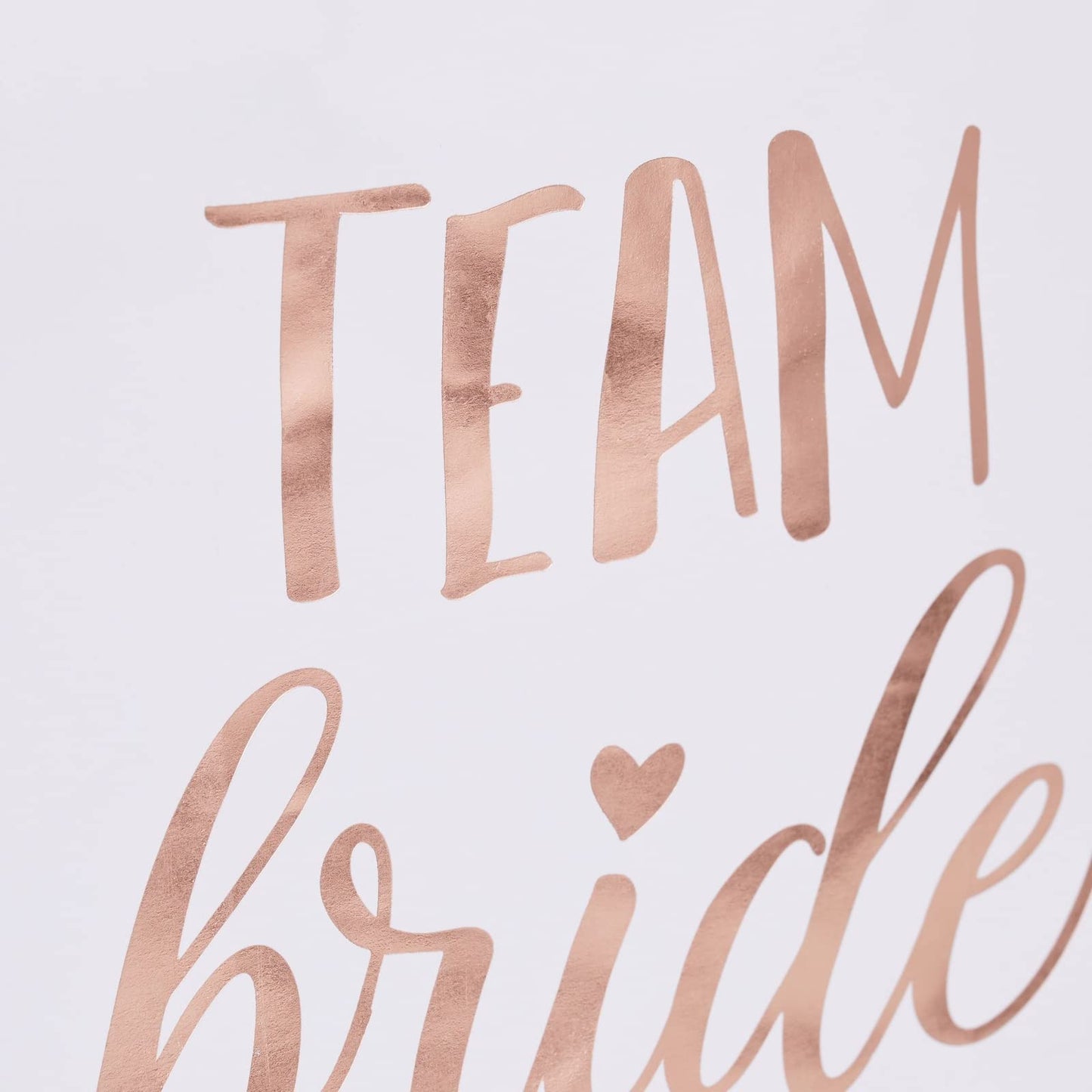 Juvale 20 Pack Bride and Groom Gift Bags with Tissue Paper for Wedding, Groomsmen, Bridesmaid, Reads Team Bride and Team Groom (8 x 4 x 9 In)