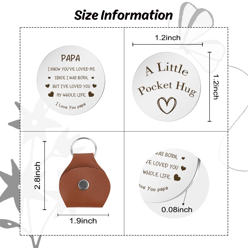 Pocket Hug Birthday Gifts for Mom Dad Couples Grandparents Uncle Aunt Daughter Son Graduation
